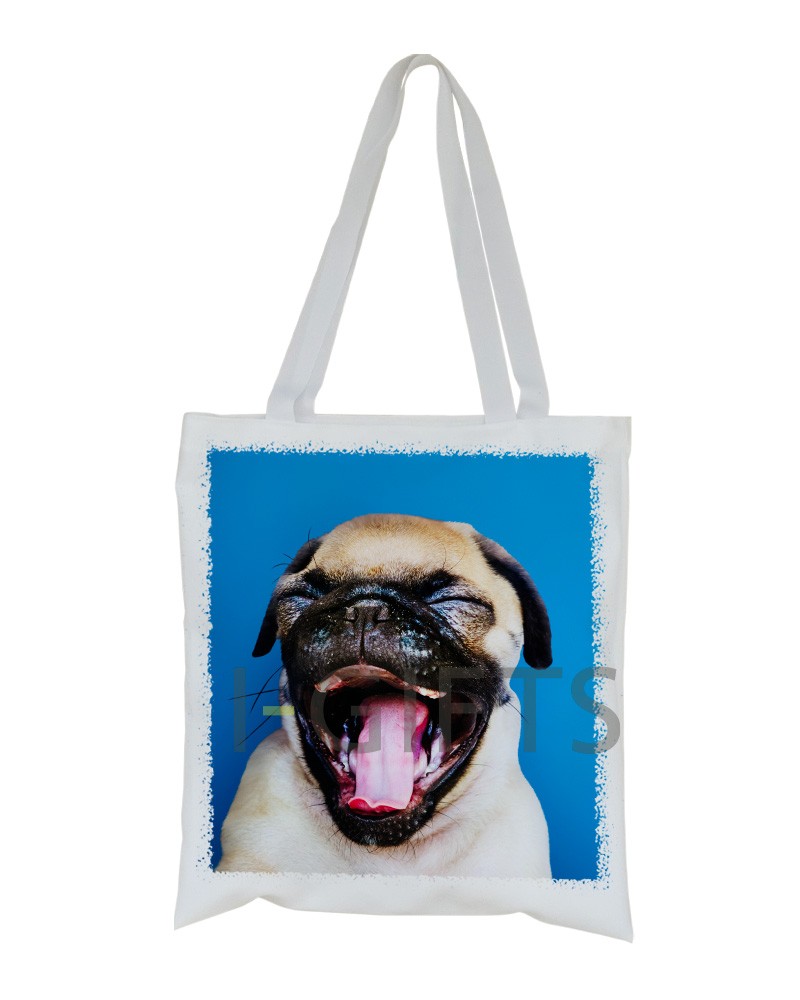 Borsa tela bianca on sale