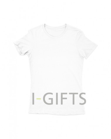 T shirt cheap poliestere bianca