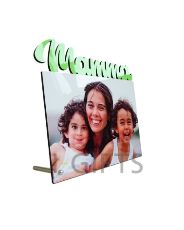 Fotocornice Mamma orizzontale stampabile a sublimazione in MDF qualità ChromaLuxe®.
