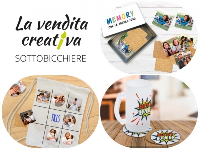 Idee di vendita creativa: i sottobicchieri per sublimazione