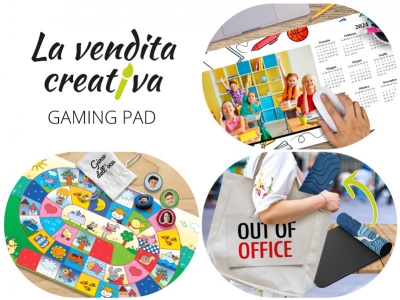 Idee di vendita creativa: il Gaming Pad per sublimazione